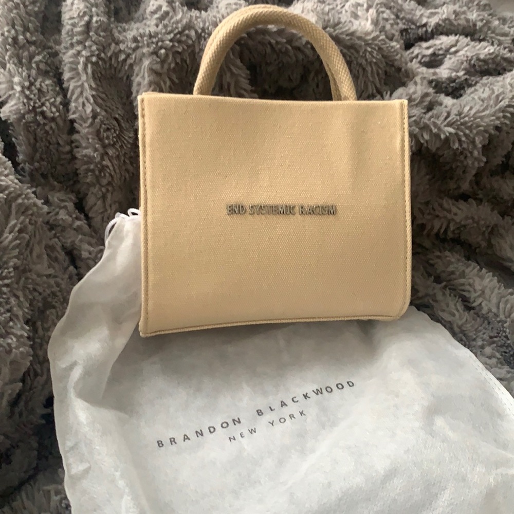End Systemic Racism Tote - Brandon Blackwood NYC.